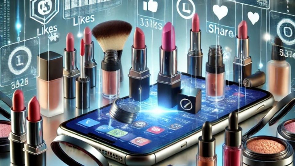 marketing de influencers, marketing en redes sociales, industria cosmética